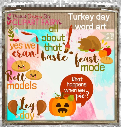 Thanksgiving Word Art